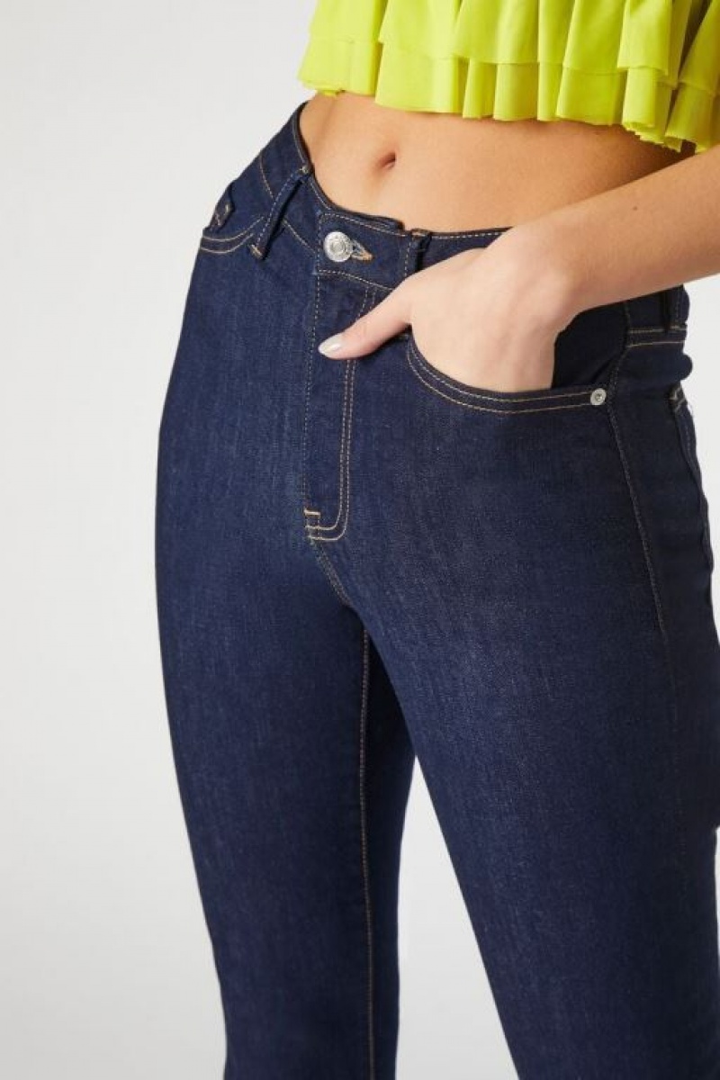 Jeans Forever 21 Recycled Cotton Directo Mujer Azules Oscuro | qITJbxxO0op