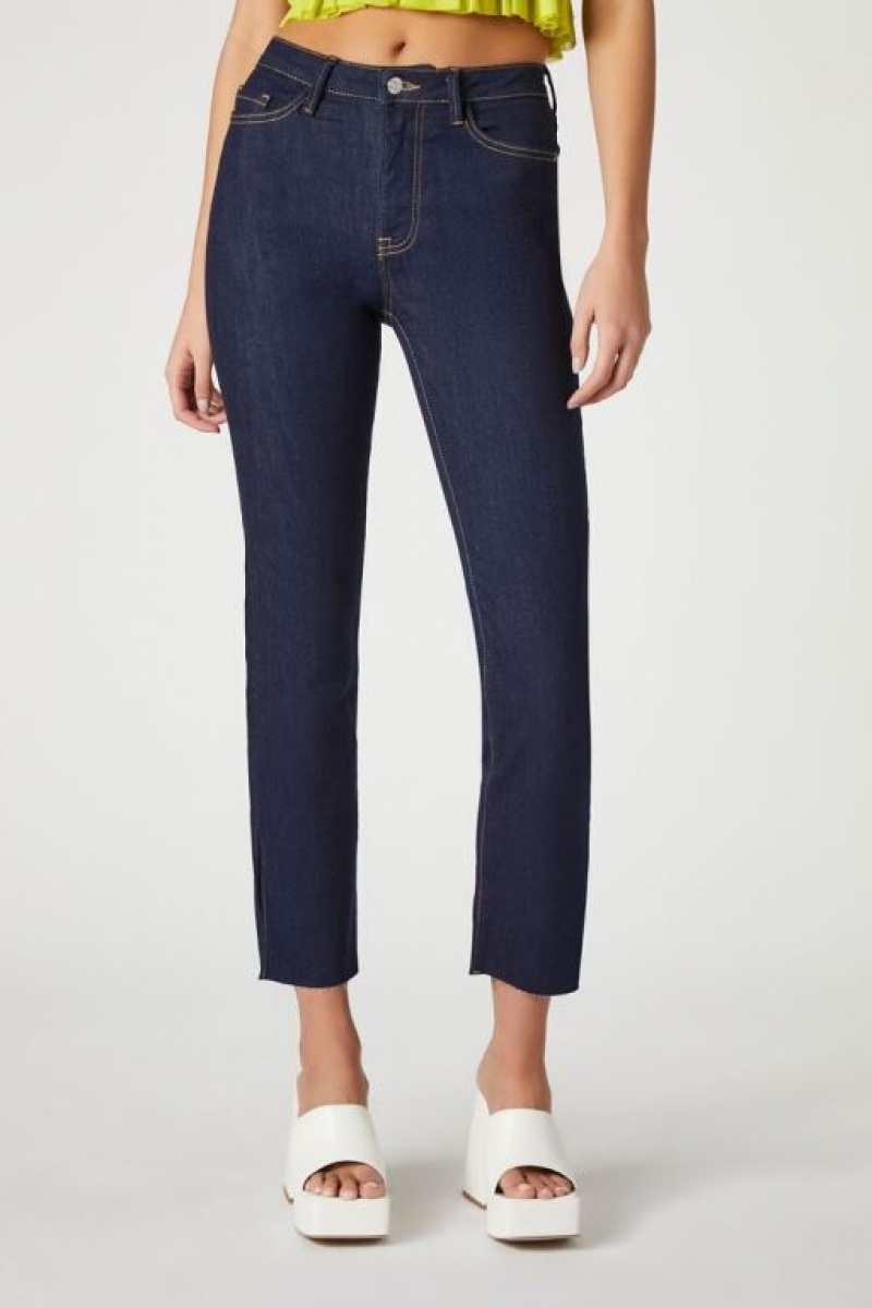 Jeans Forever 21 Recycled Cotton Directo Mujer Azules Oscuro | qITJbxxO0op