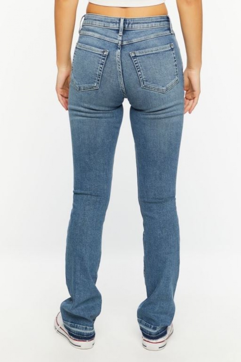 Jeans Forever 21 Recycled Cotton High Rise Bootcut Mujer Azules | 3GpJSYocIN4