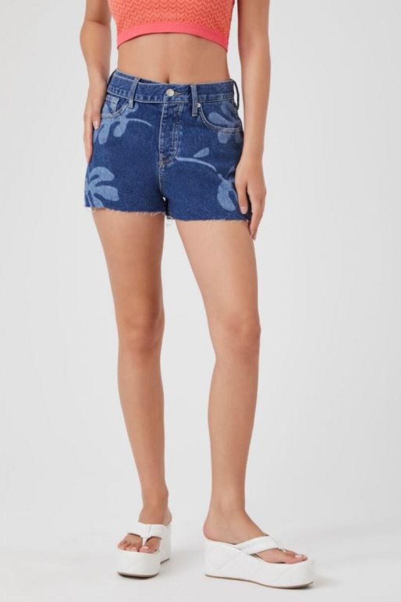 Jeans Forever 21 Recycled Cotton Tropical Denim Mujer Azules | f1uW1qOnSOC