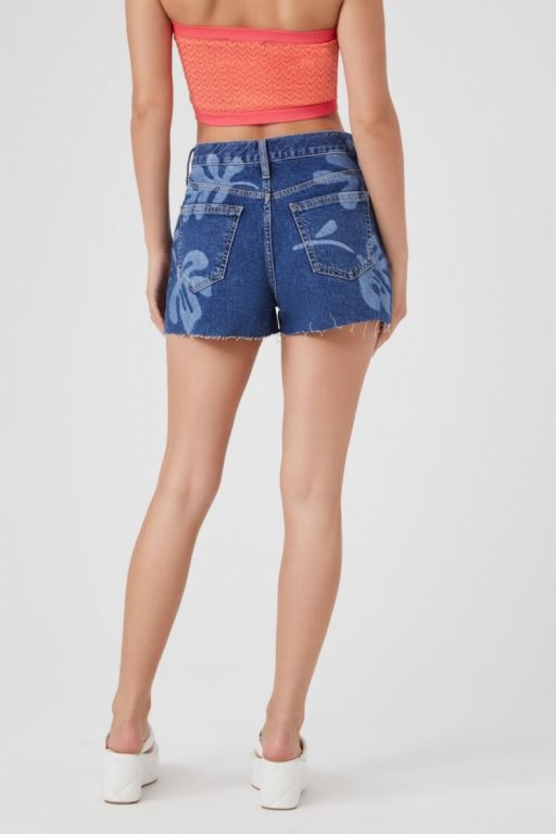 Jeans Forever 21 Recycled Cotton Tropical Denim Mujer Azules | f1uW1qOnSOC