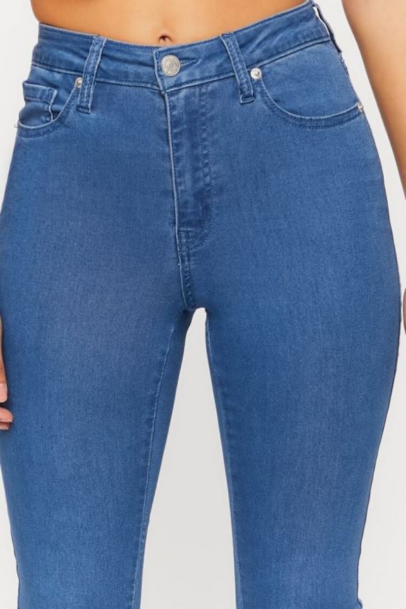 Jeans Forever 21 Super Stretch Flaco Curvy Mujer Azules | eAzbsr407rQ