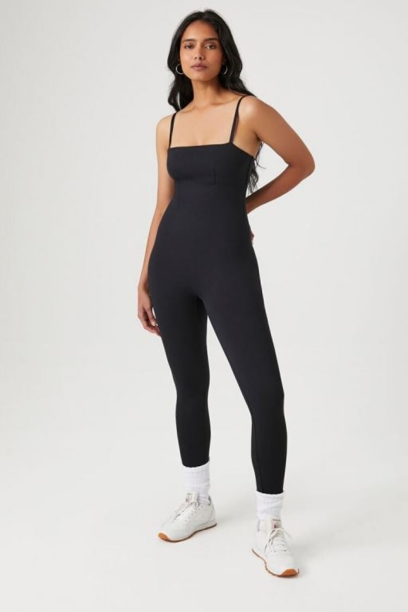 Jumpsuits Forever 21 Fitted Cami Jumpsuit Mujer Negras | plFxa8Wt20U