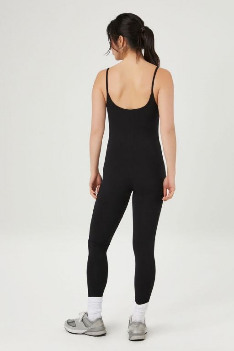 Jumpsuits Forever 21 Fitted Cami Jumpsuit Mujer Negras | oGrtCXvGwYx