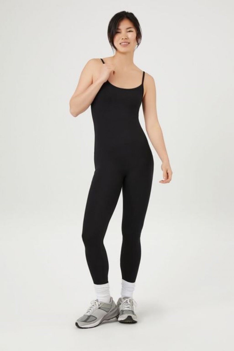 Jumpsuits Forever 21 Fitted Cami Jumpsuit Mujer Negras | oGrtCXvGwYx