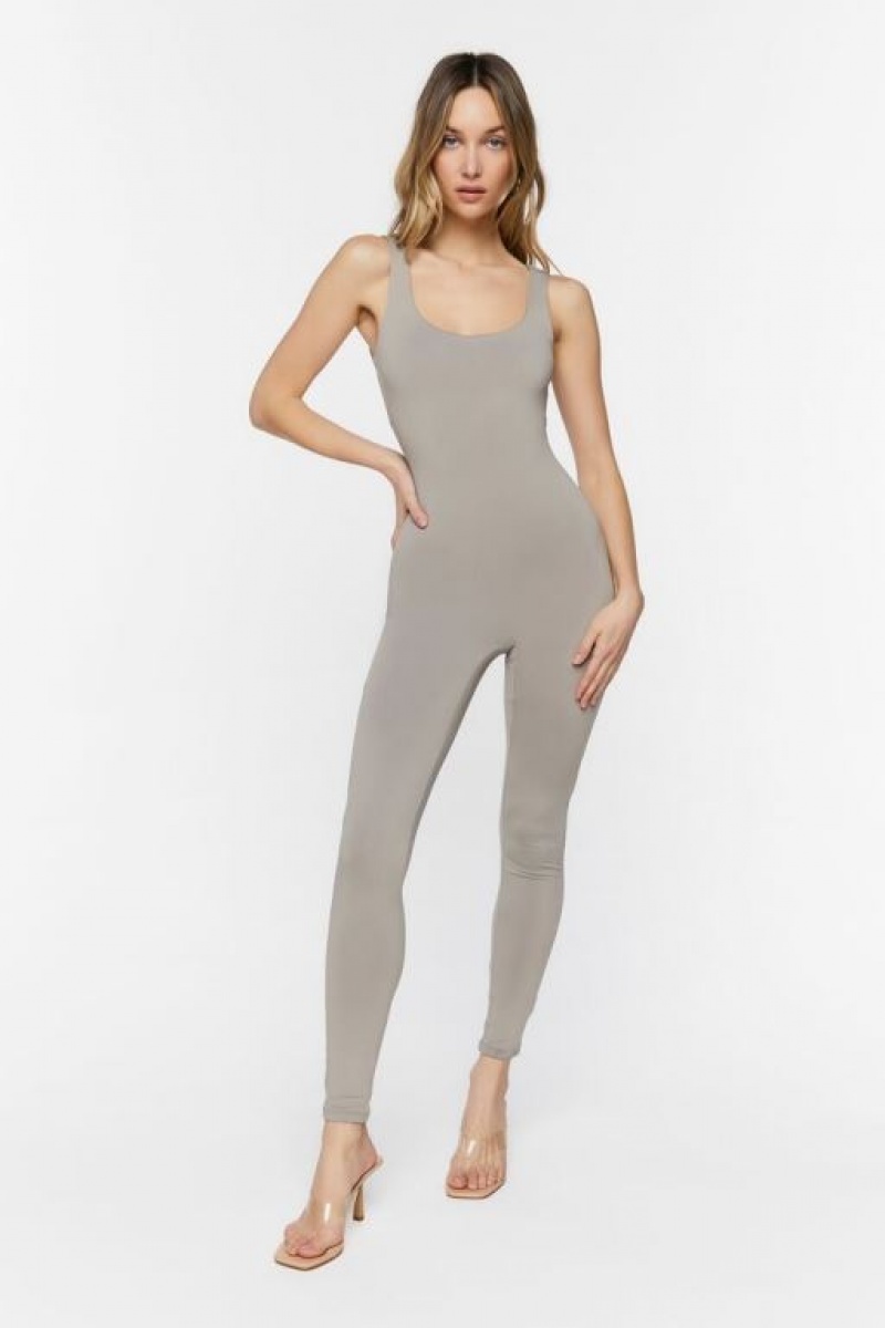 Jumpsuits Forever 21 Fitted Tank Jumpsuit Mujer Castlerock | QX4JuTgGpGc