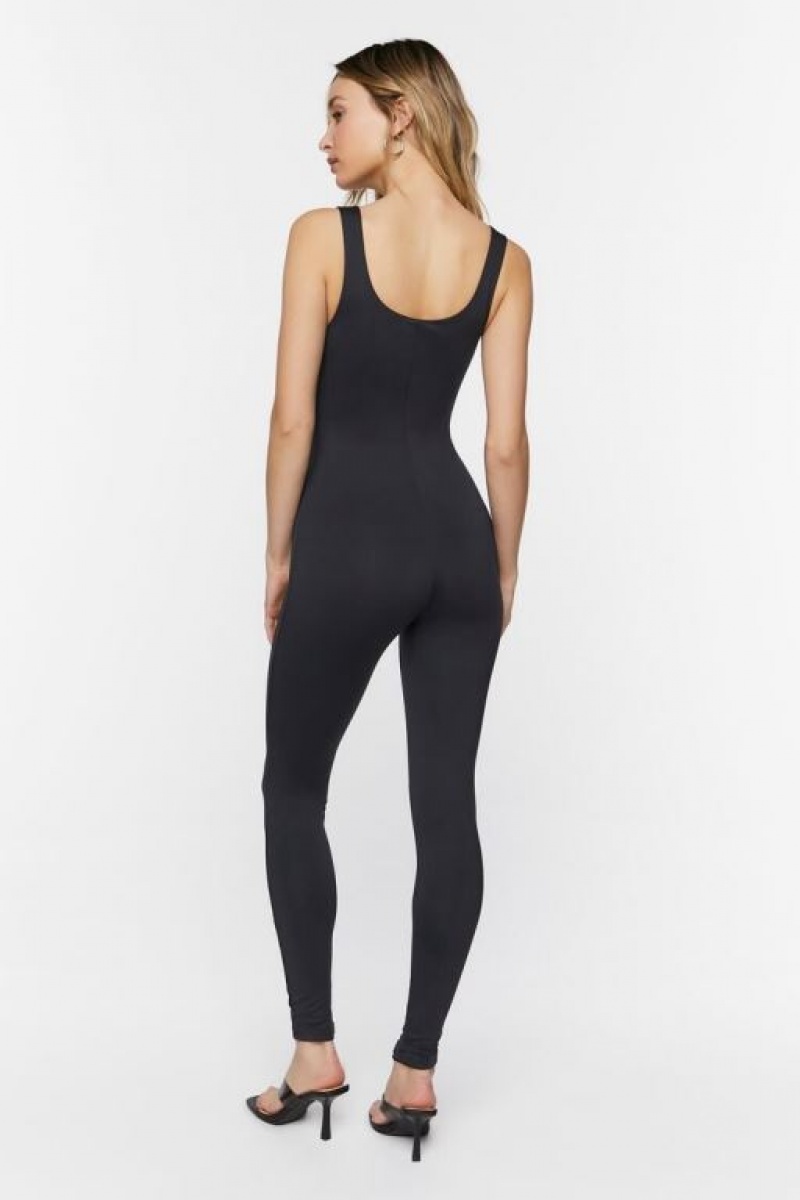 Jumpsuits Forever 21 Fitted Tank Jumpsuit Mujer Negras | NtBU8yfO8Ci