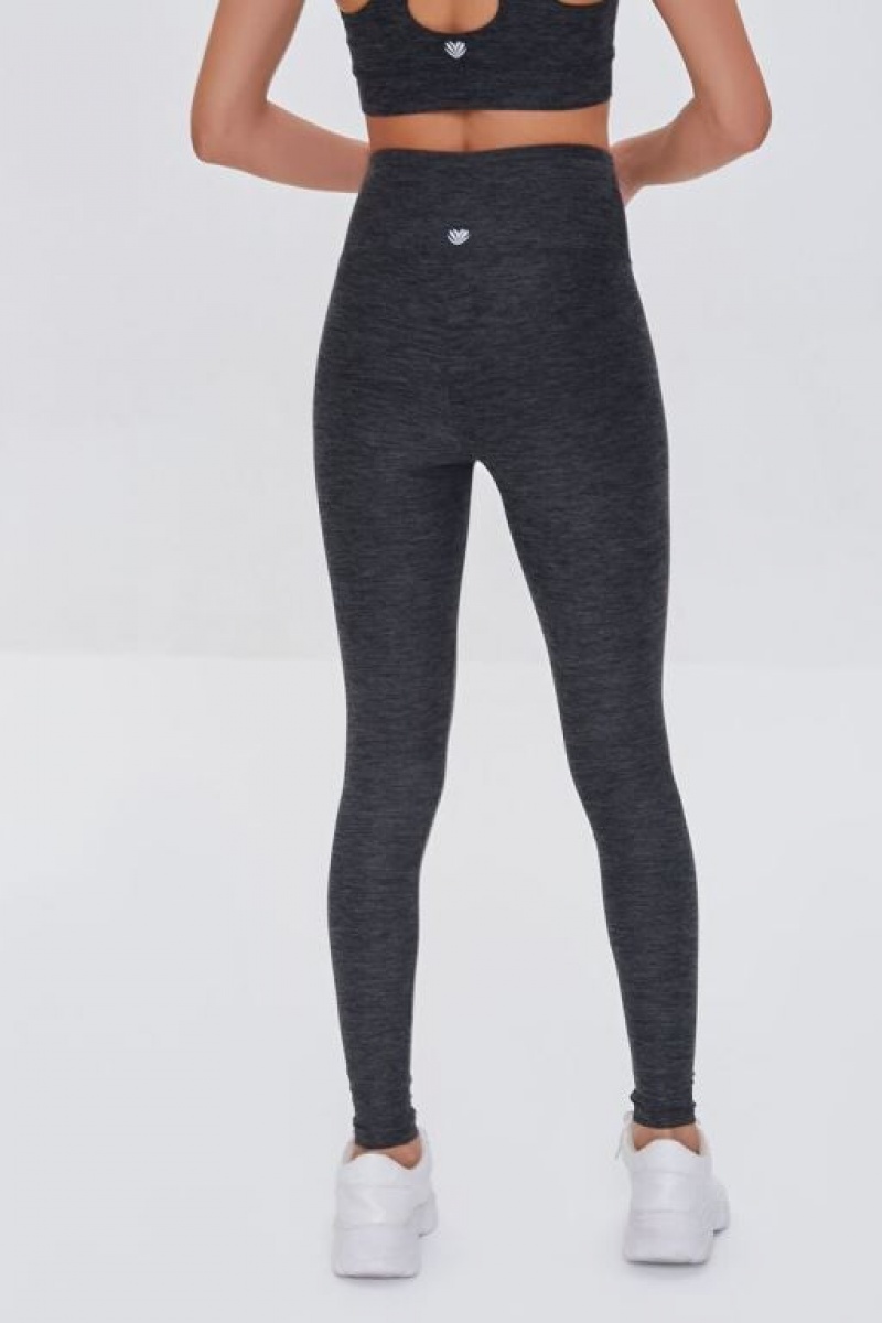 Leggins Forever 21 Active Heathered Mujer Negras | HHdoliCgYNj