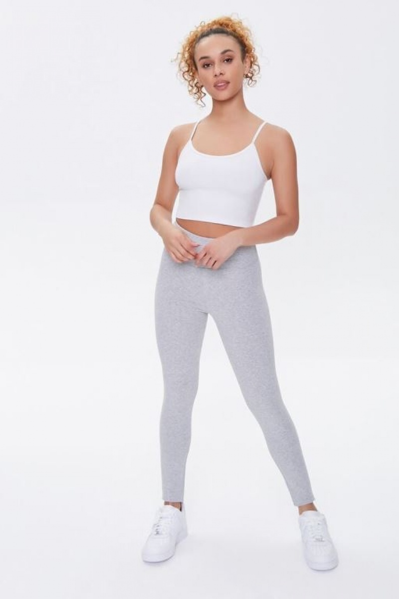 Leggins Forever 21 Active Heathered Mujer Gris | 10KPHBUE11y