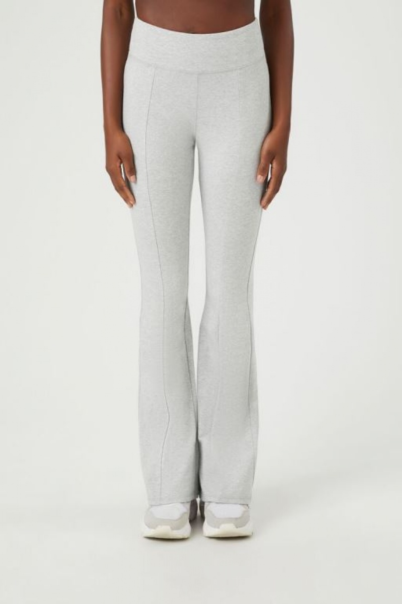 Leggins Forever 21 Active High Rise Flare Mujer Gris | xrxaXi9ykyj