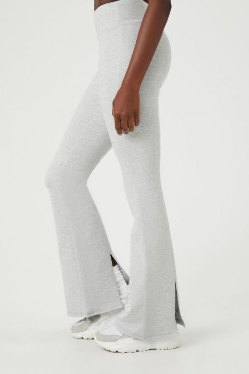 Leggins Forever 21 Active High Rise Flare Mujer Gris | xrxaXi9ykyj