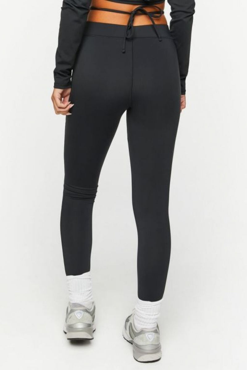 Leggins Forever 21 Active Mid Rise Mujer Negras | rl5xJBSDeuE