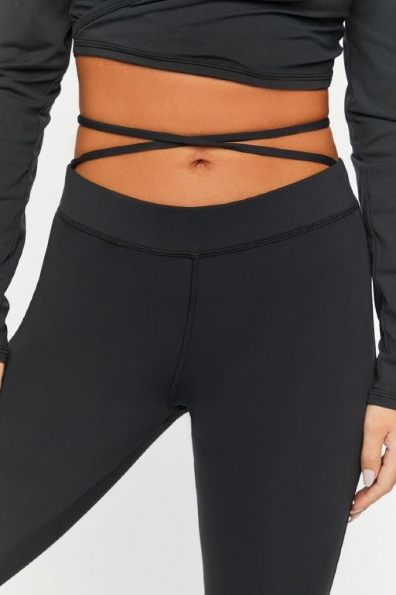 Leggins Forever 21 Active Mid Rise Mujer Negras | rl5xJBSDeuE