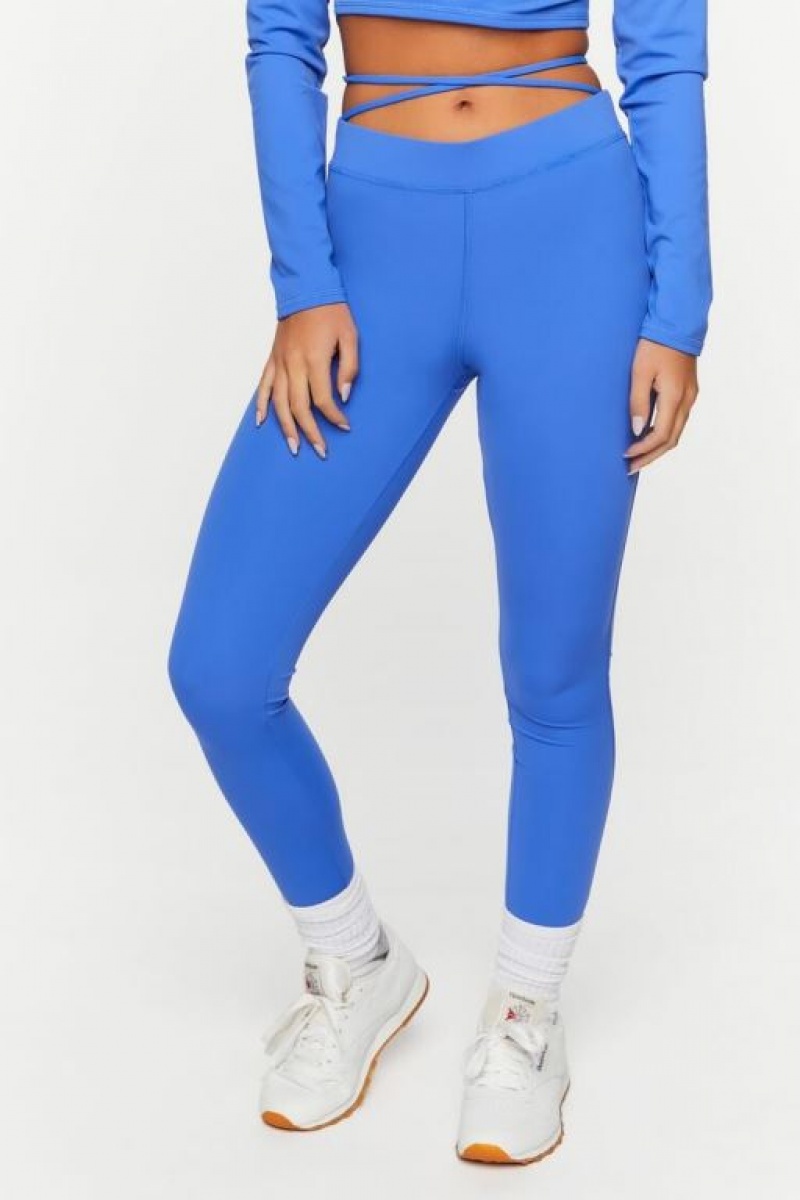 Leggins Forever 21 Active Mid Rise Mujer Azules | hoQPvziMR2h