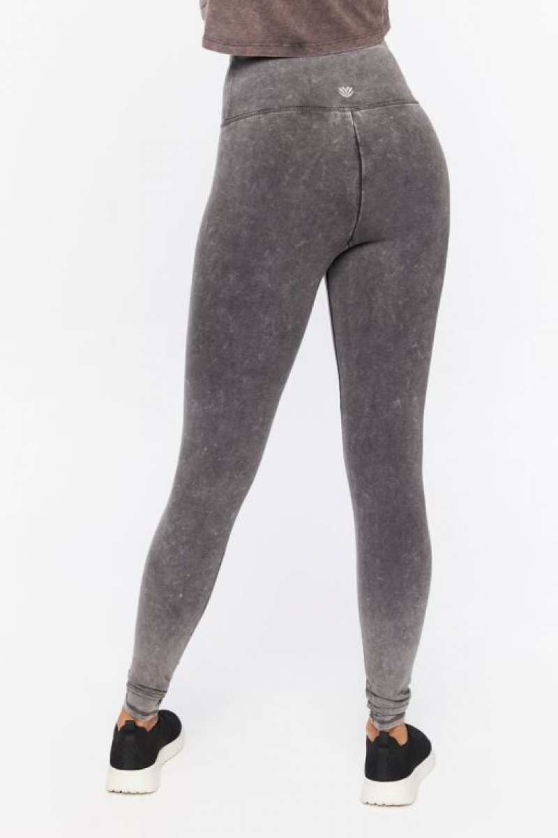 Leggins Forever 21 Active Mineral Wash Mujer Gris | meQZ0W1Lpun