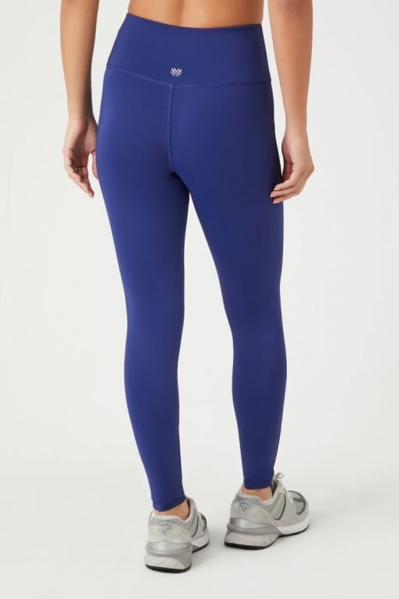 Leggins Forever 21 Active Seamed High Rise Mujer Azul Marino | 3A2VZgHTV3q