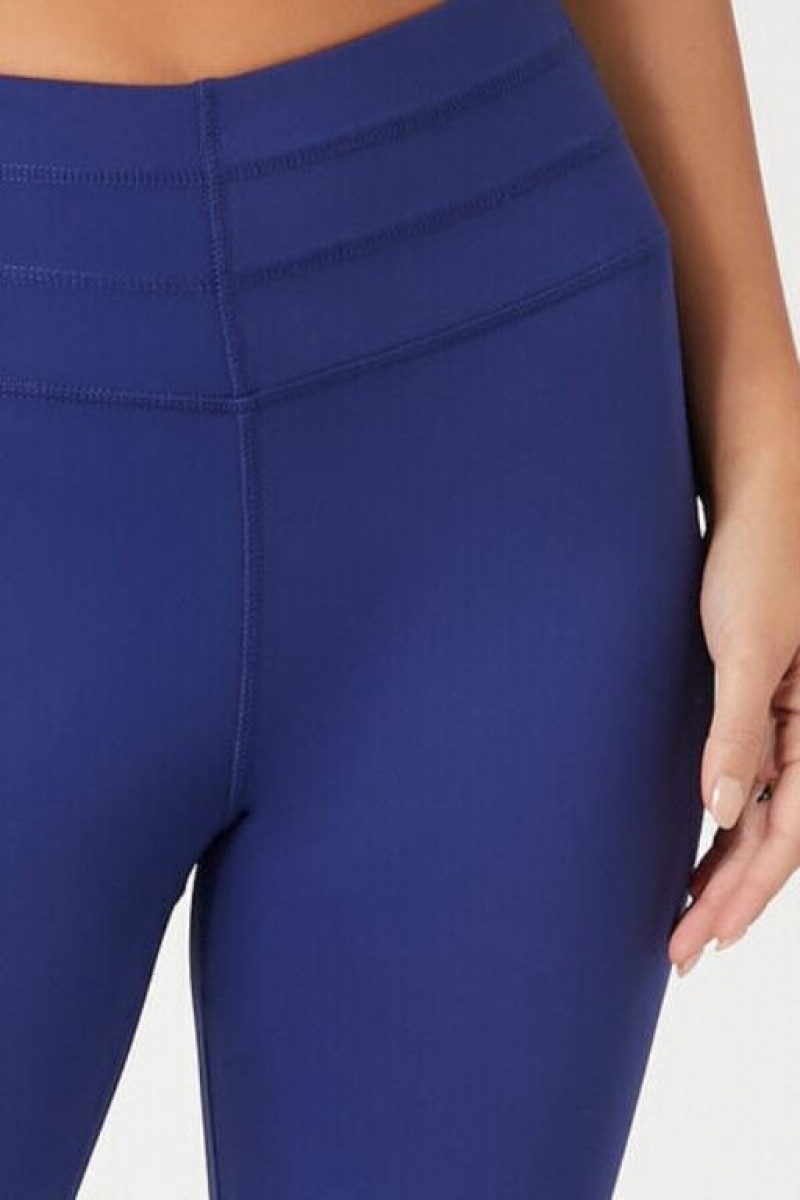 Leggins Forever 21 Active Seamed High Rise Mujer Azul Marino | 3A2VZgHTV3q