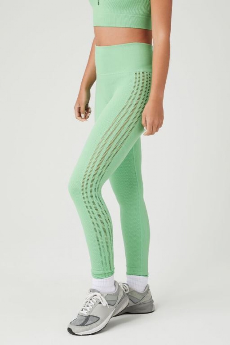 Leggins Forever 21 Active Seamless Cutout Mujer Verde Menta | J6jbJRUlW0A