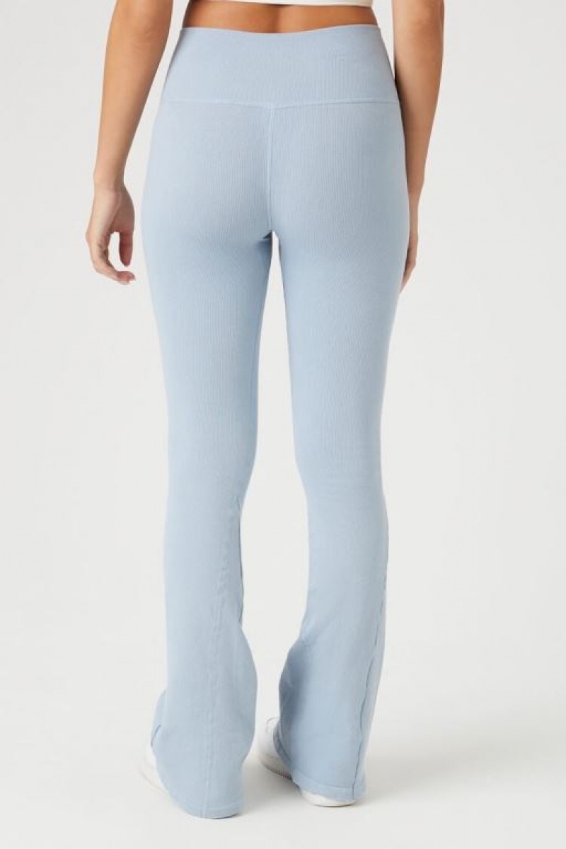 Leggins Forever 21 Active Seamless Flare Mujer Azules | Kz3BEVCNTnD