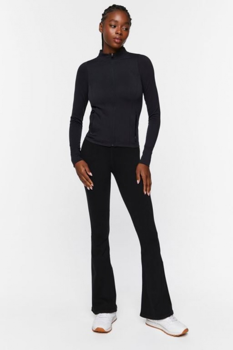 Leggins Forever 21 Active Seamless Flare Mujer Negras | QjvGSjMJBew