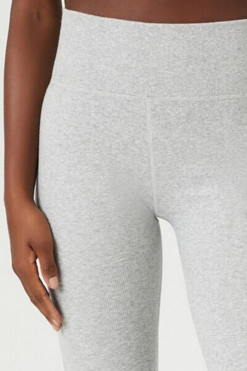 Leggins Forever 21 Active Seamless Heathered Mujer Gris | xrSJwwehuwK