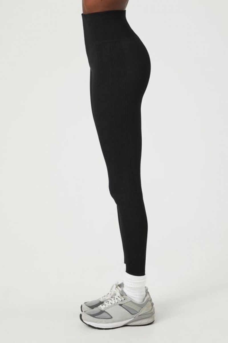 Leggins Forever 21 Active Seamless High Rise Mujer Negras | nQk576bL2kb