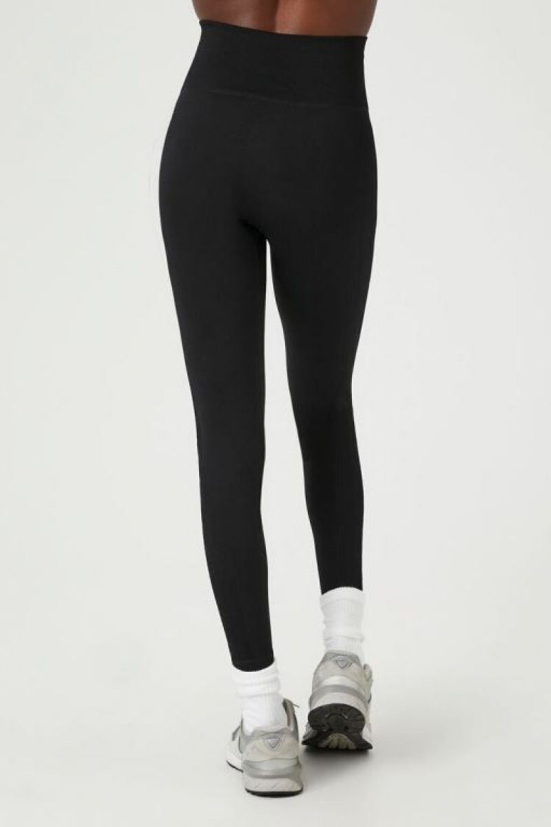 Leggins Forever 21 Active Seamless High Rise Mujer Negras | nQk576bL2kb