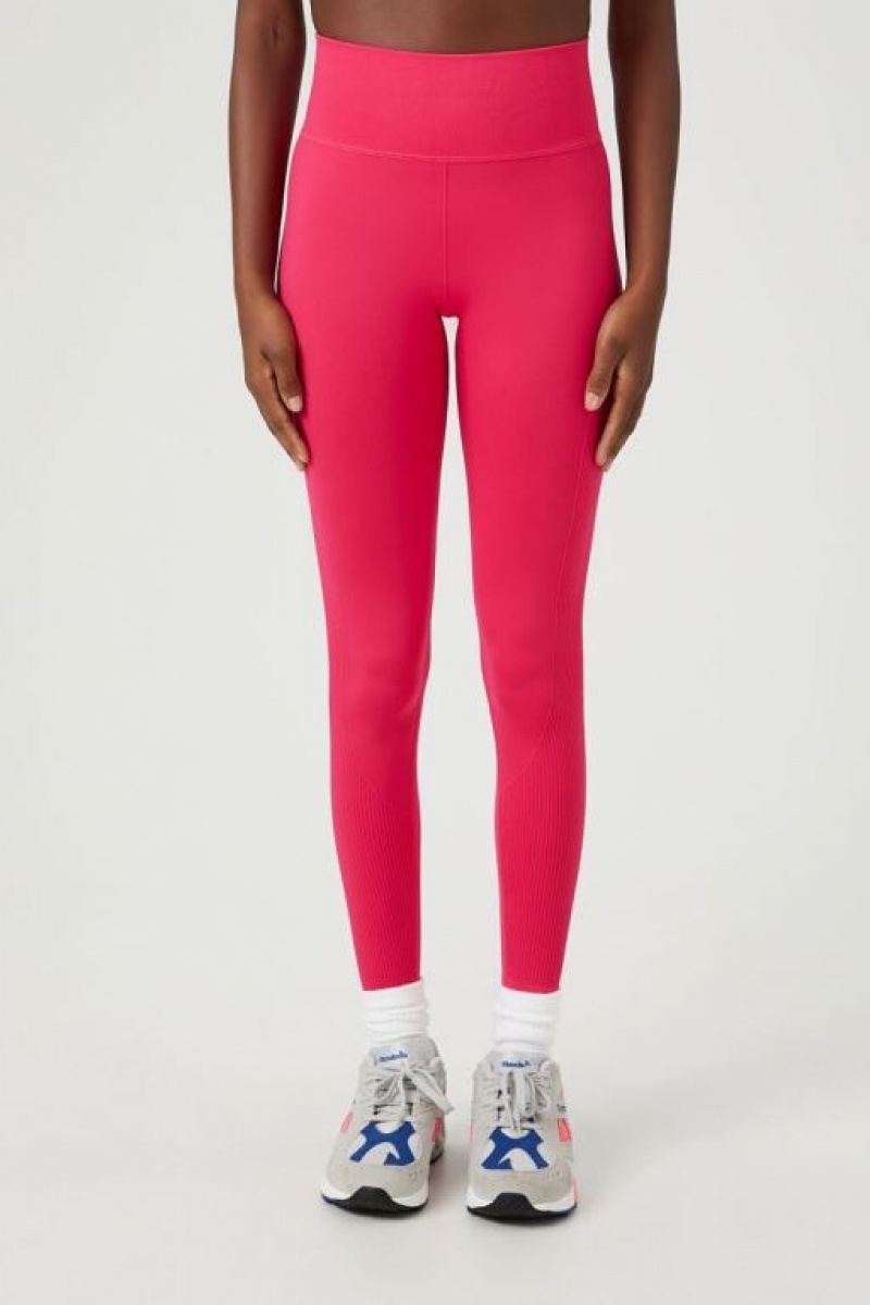 Leggins Forever 21 Active Seamless High Rise Mujer Hibiscus | xgfNqPJsbbc