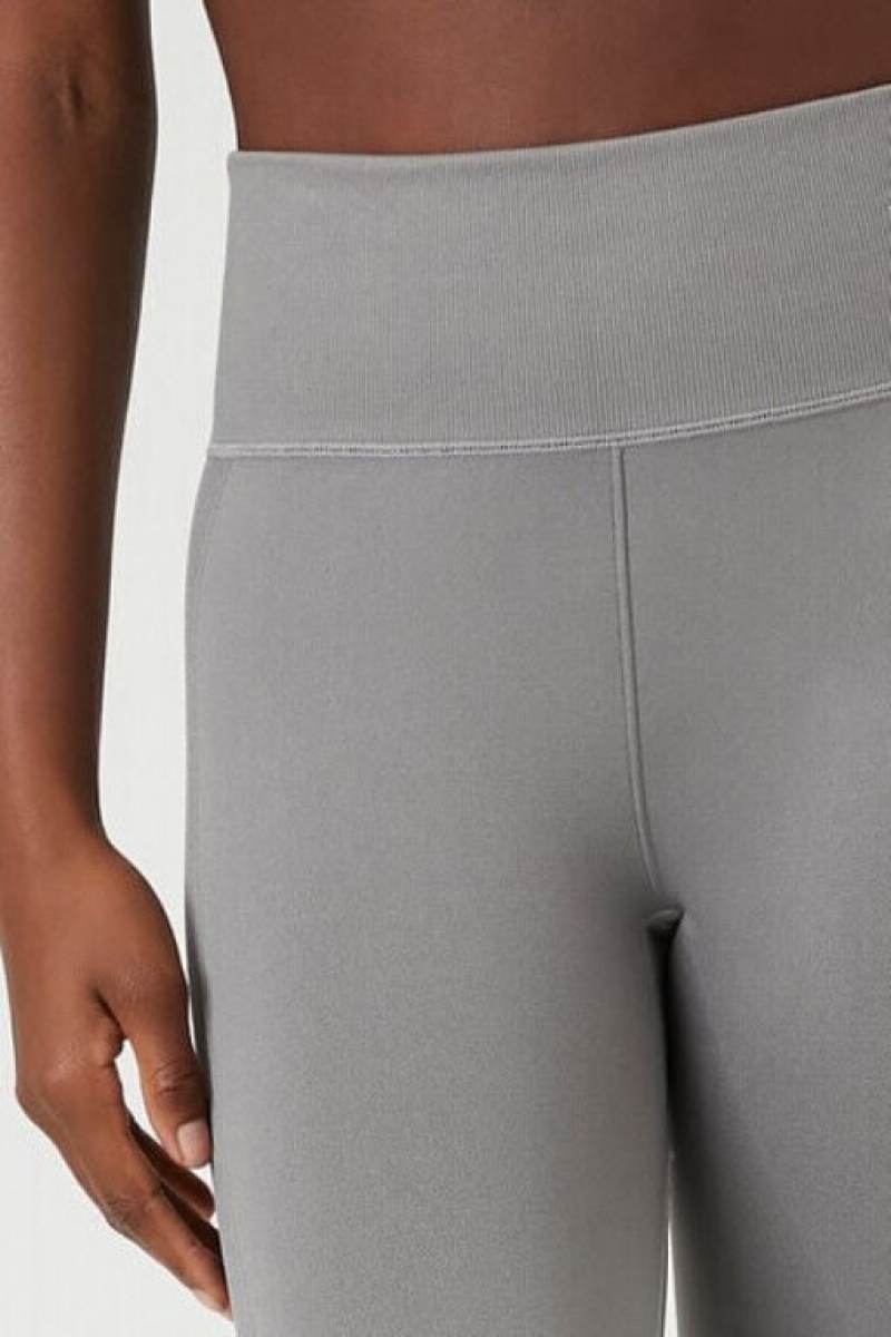 Leggins Forever 21 Active Seamless High Rise Mujer Gris Oscuro | Eb7zkquRBs6