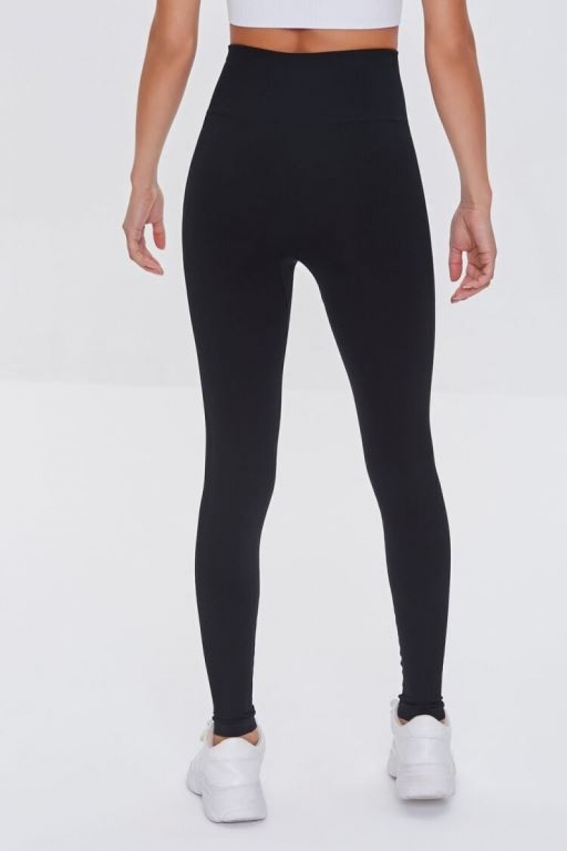 Leggins Forever 21 Active Seamless High Rise Mujer Negras | fijqtsOkVYN