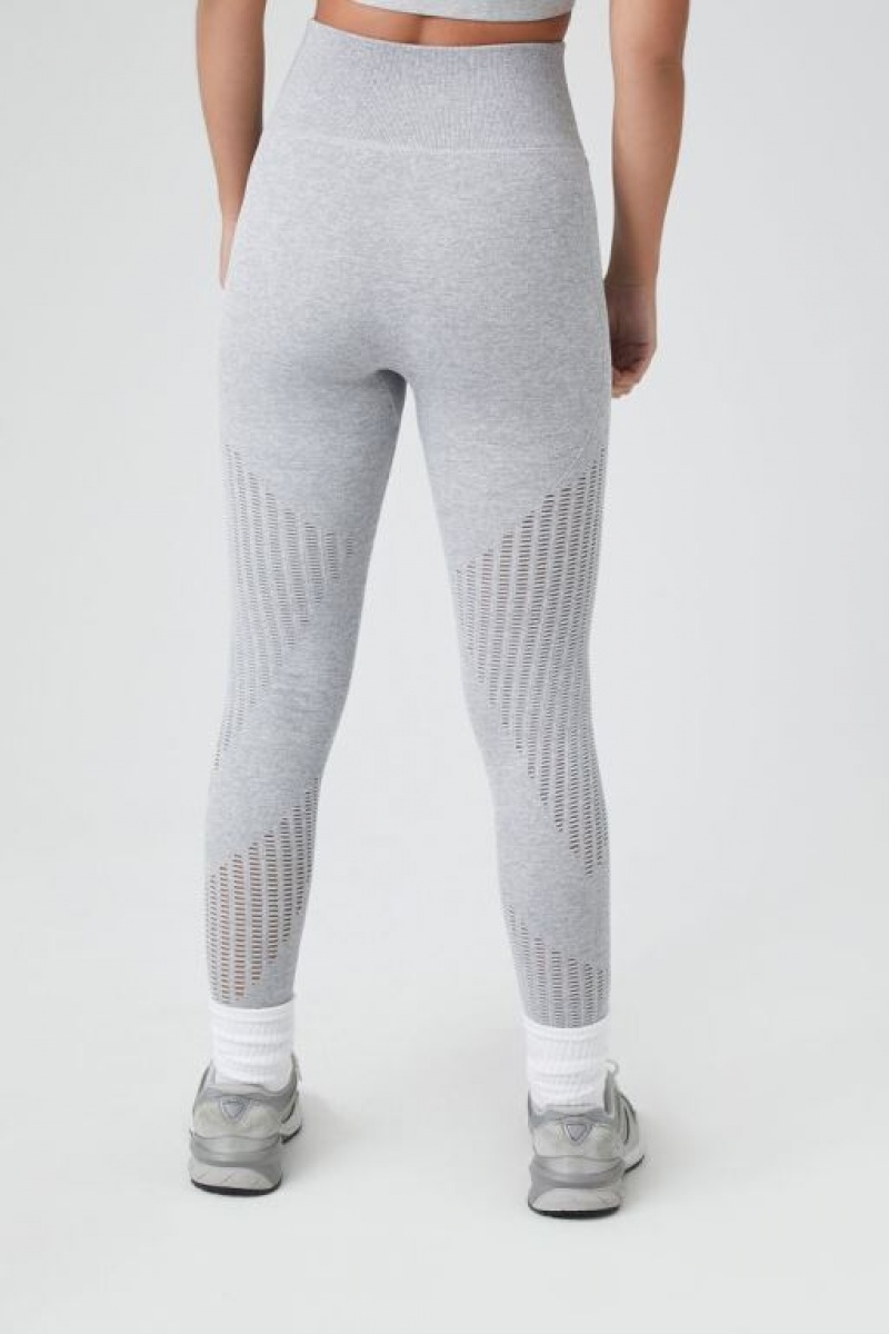 Leggins Forever 21 Active Seamless Sculpt Mujer Gris | 8WVy0zigAHe