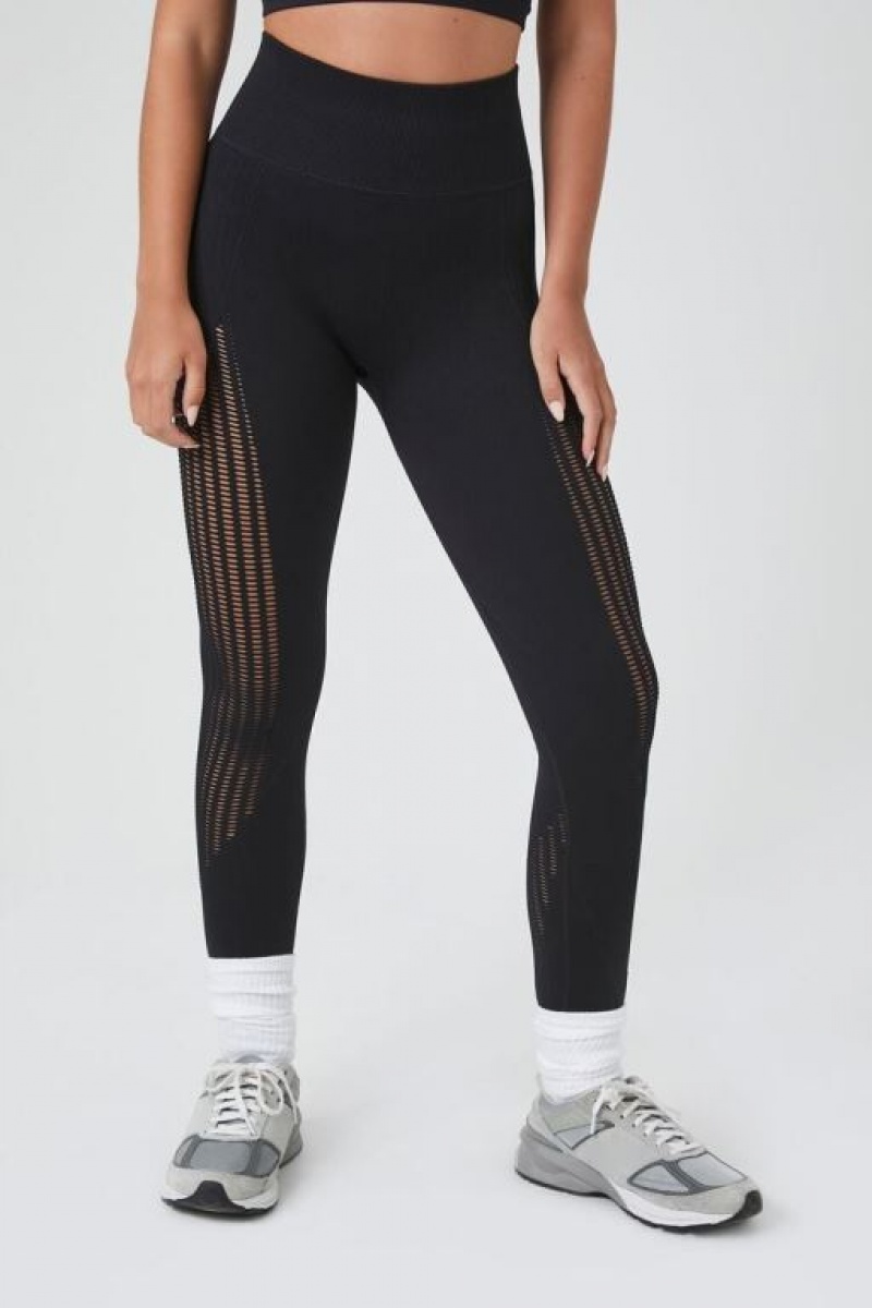 Leggins Forever 21 Active Seamless Sculpt Mujer Negras | O2HjzID0mP2