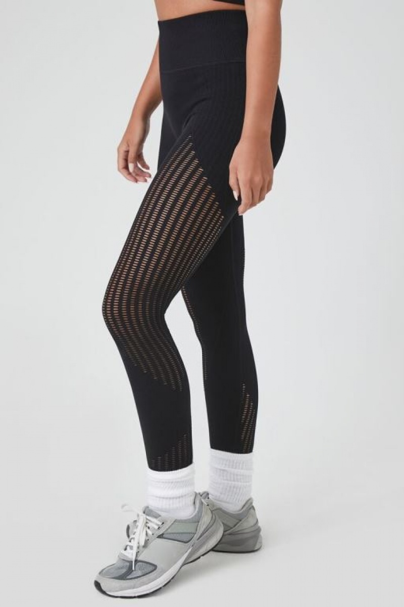 Leggins Forever 21 Active Seamless Sculpt Mujer Negras | O2HjzID0mP2