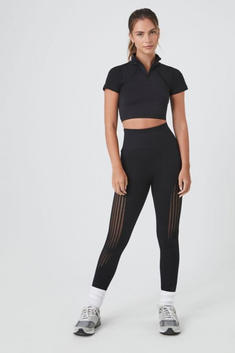 Leggins Forever 21 Active Seamless Sculpt Mujer Negras | O2HjzID0mP2