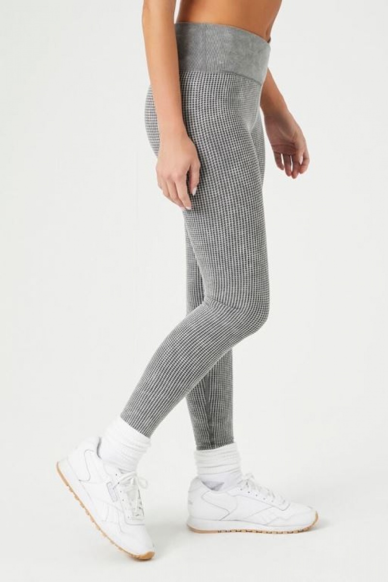 Leggins Forever 21 Active Seamless Surplice Mujer Gris Oscuro | dnKanTj28tJ