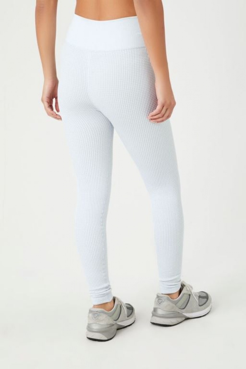 Leggins Forever 21 Active Seamless Surplice Mujer Azules Claro | qAzCRVhyVjx