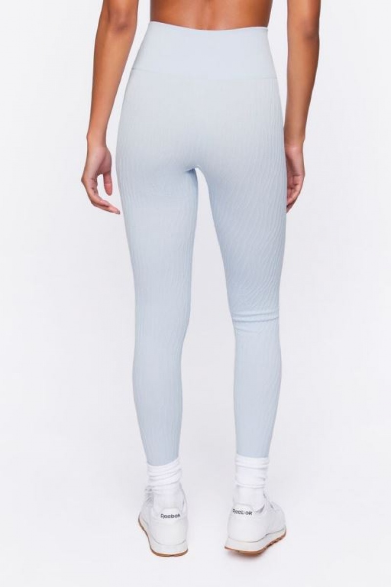 Leggins Forever 21 Active Seamless Textured Mujer Crystal | SX4PhUPkOCh