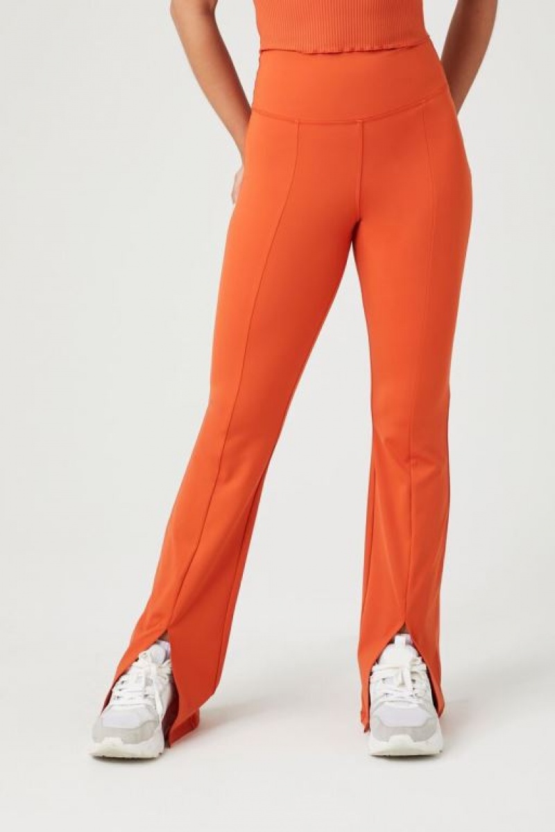 Leggins Forever 21 Active Split Flare Mujer Sienna | NIhGa72njze