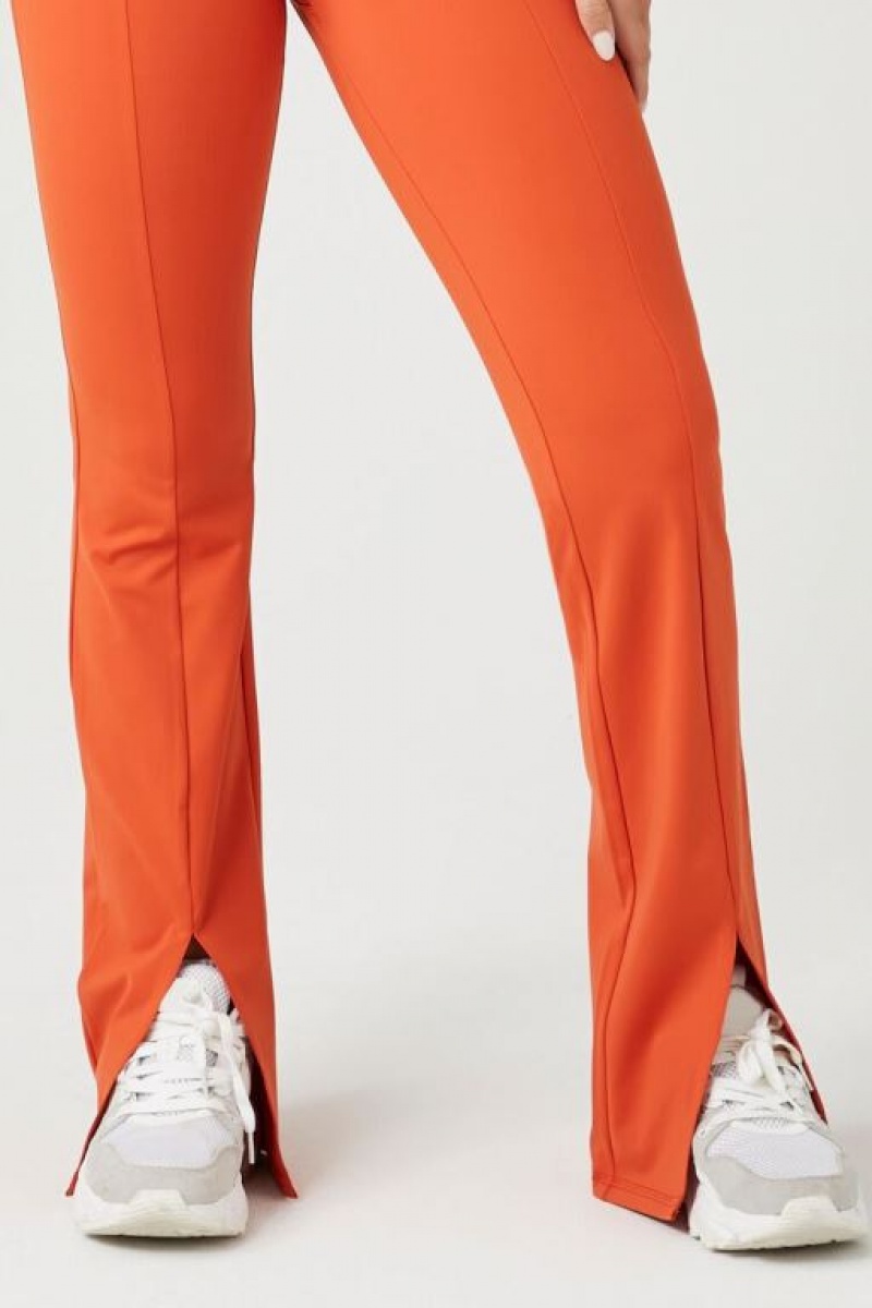 Leggins Forever 21 Active Split Flare Mujer Sienna | NIhGa72njze