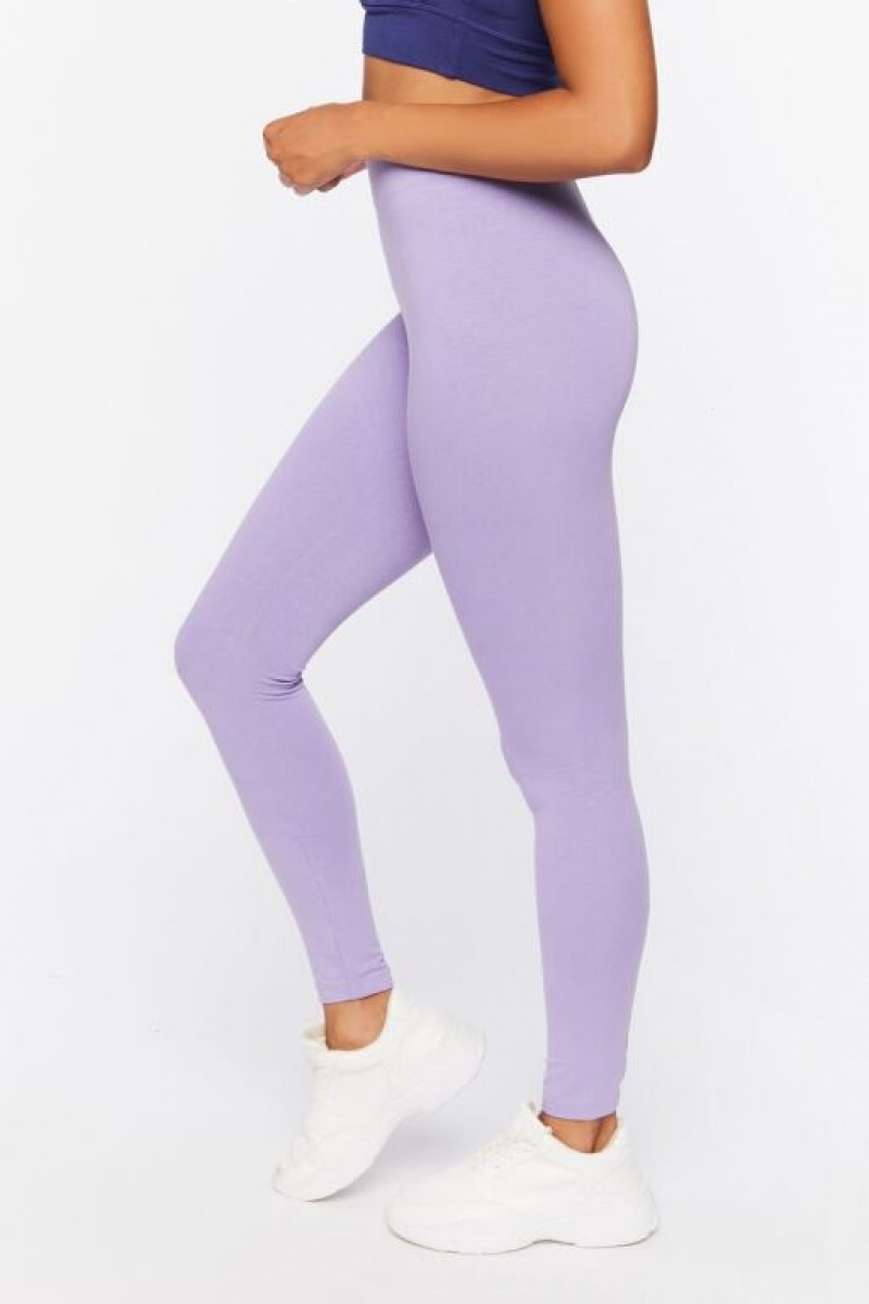 Leggins Forever 21 Basic High Rise Mujer Dusk | xgO2WEKOhqK