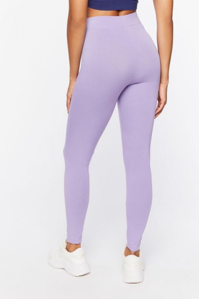 Leggins Forever 21 Basic High Rise Mujer Dusk | xgO2WEKOhqK