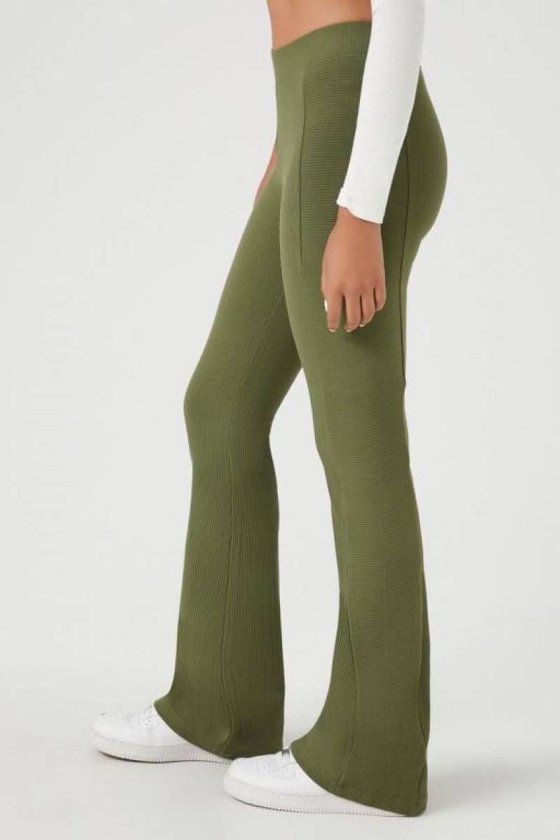 Leggins Forever 21 Directo Mid Rise Mujer Verde | iAoDNhcdsBH