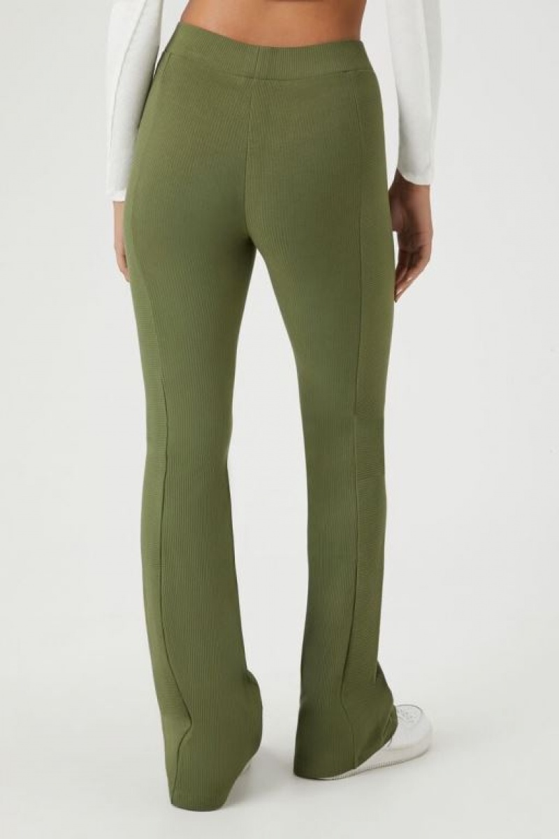 Leggins Forever 21 Directo Mid Rise Mujer Verde | iAoDNhcdsBH