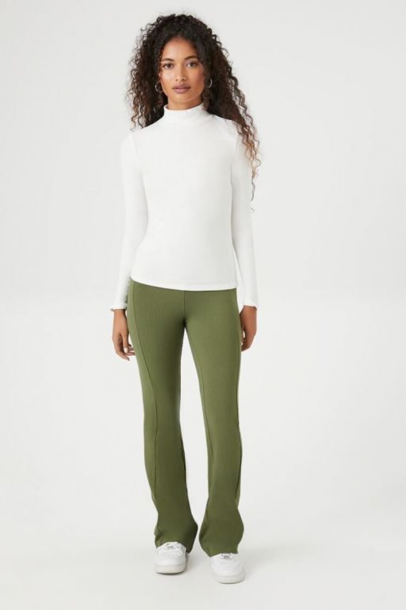 Leggins Forever 21 Directo Mid Rise Mujer Verde | iAoDNhcdsBH