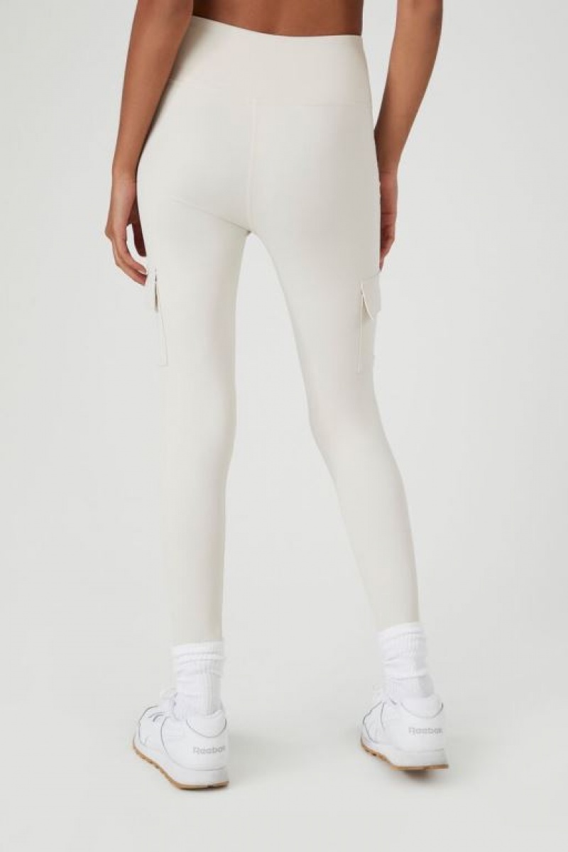 Leggins Forever 21 High Rise Cargo Mujer Gris | KmOwJy2n5rn