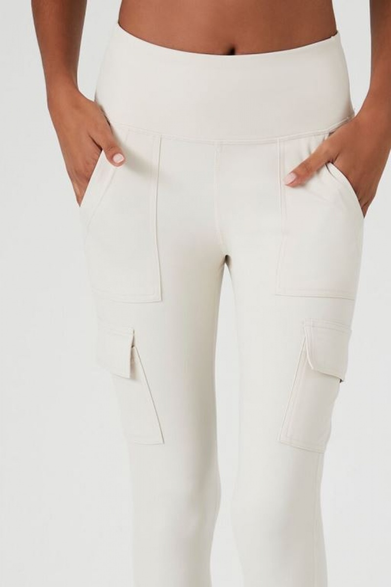 Leggins Forever 21 High Rise Cargo Mujer Gris | KmOwJy2n5rn