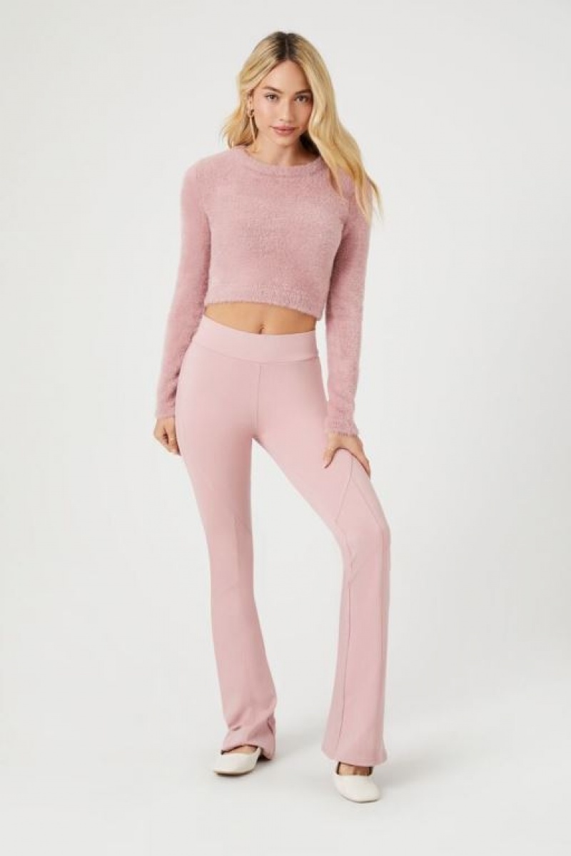 Leggins Forever 21 High Rise Mujer Rosas | FB3OkgxEgwT