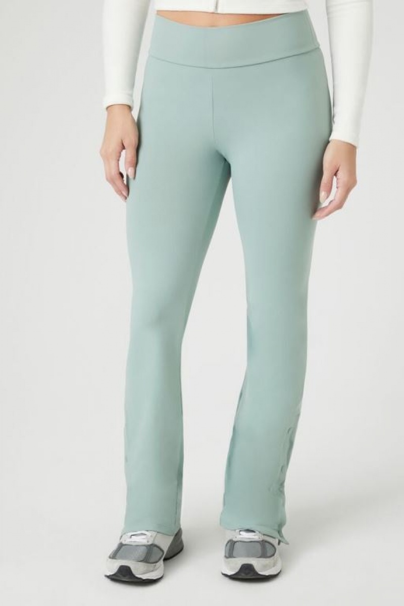 Leggins Forever 21 High Rise Tearaway Mujer Verde | Mwo4bGLi14f