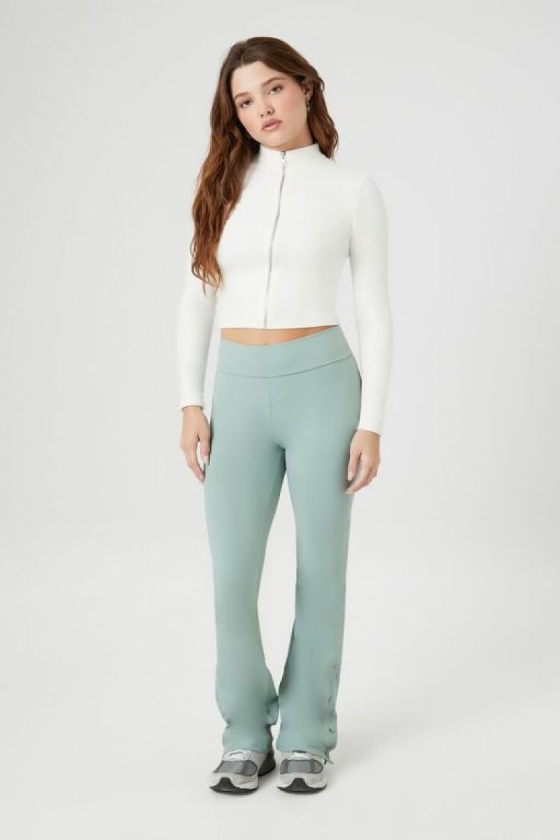 Leggins Forever 21 High Rise Tearaway Mujer Verde | Mwo4bGLi14f