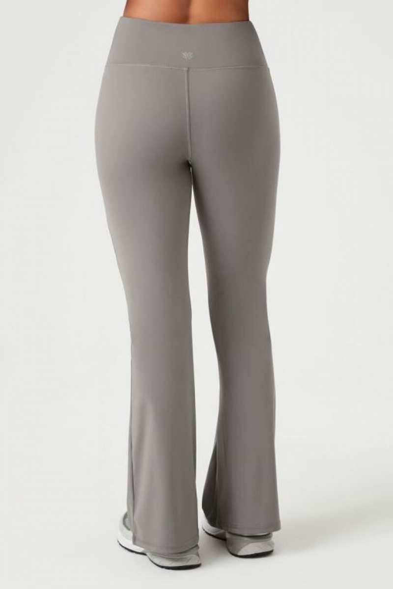 Leggins Forever 21 Seamless Flare Mujer Gris Oscuro | UH9MyWmkmk1